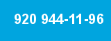 920 944-11-96 920 944-11-96